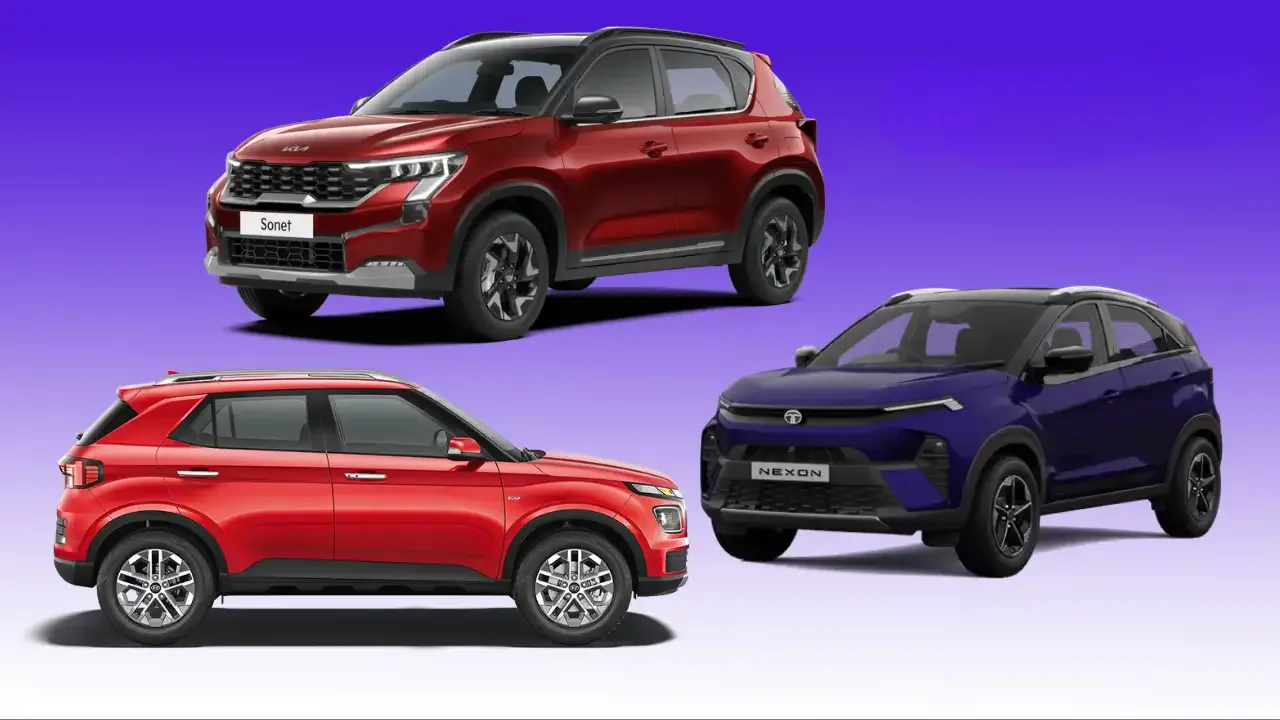 Kia Sonet vs Tata Nexon vs Hyundai Venue
