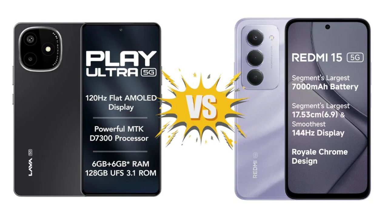 Lava Play Ultra 5G vs...