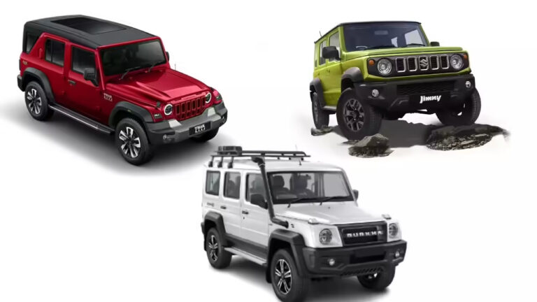 Mahindra Thar vs Maruti Jimny vs Force Gurkha – Off-Road SUV Comparison 2025