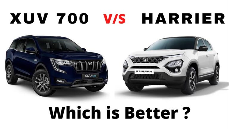 Mahindra XUV700 vs Tata Harrier : Premium SUV Showdown Under Rs 25 Lakh