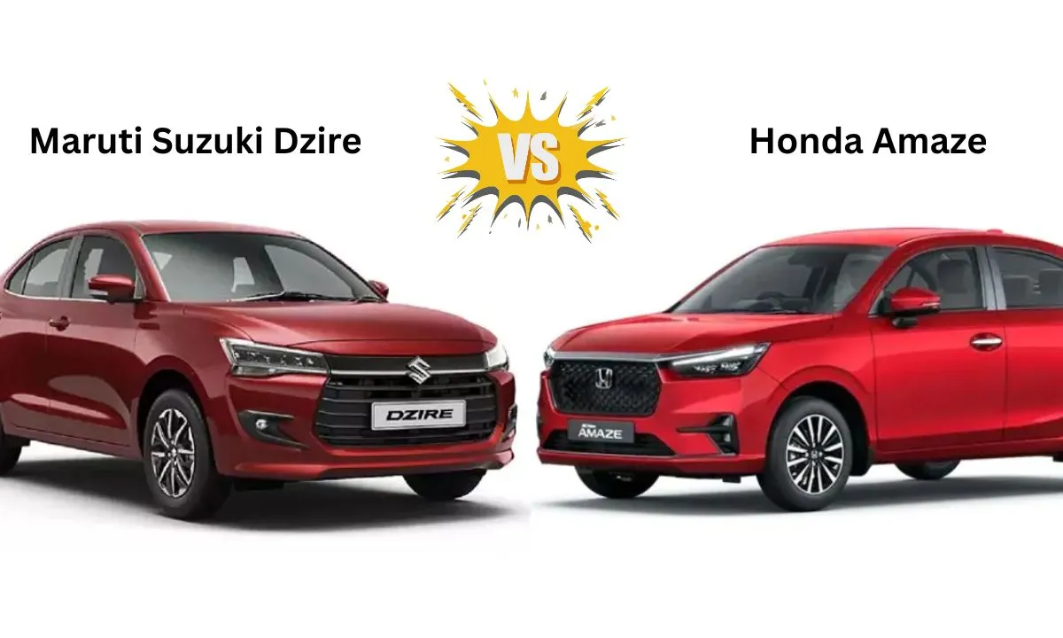 Maruti Suzuki Dzire Vs Honda Amaze