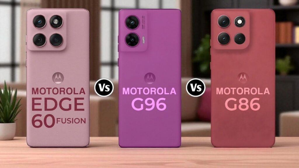 Moto G86 Power Vs Moto G96 5g Vs Motorola Edge 60 Fusion
