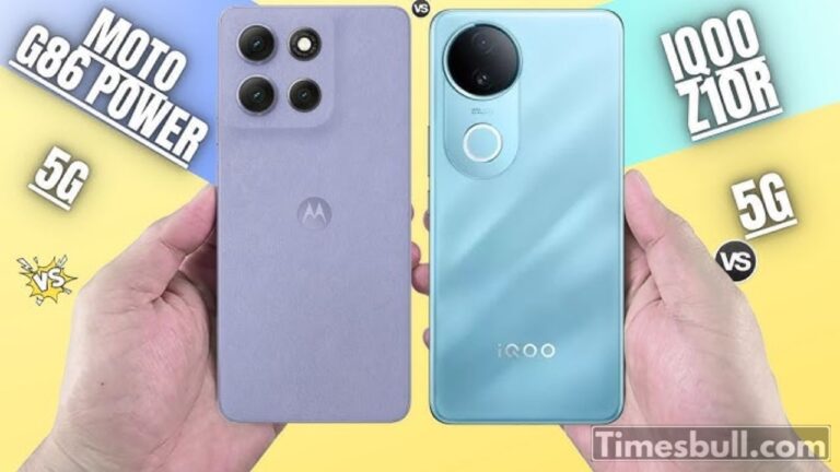 Moto G86 Power vs iQOO Z10R vs Samsung Galaxy F36: Best Mid-Range 5G Phone in India?