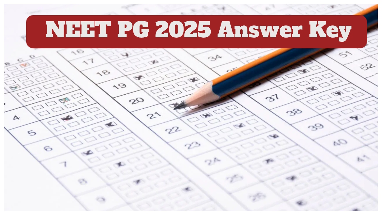 NEET PG 2025 Answer Key...