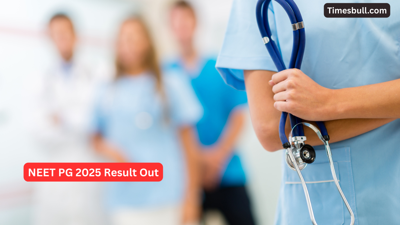 NEET PG 2025 Result Out:...