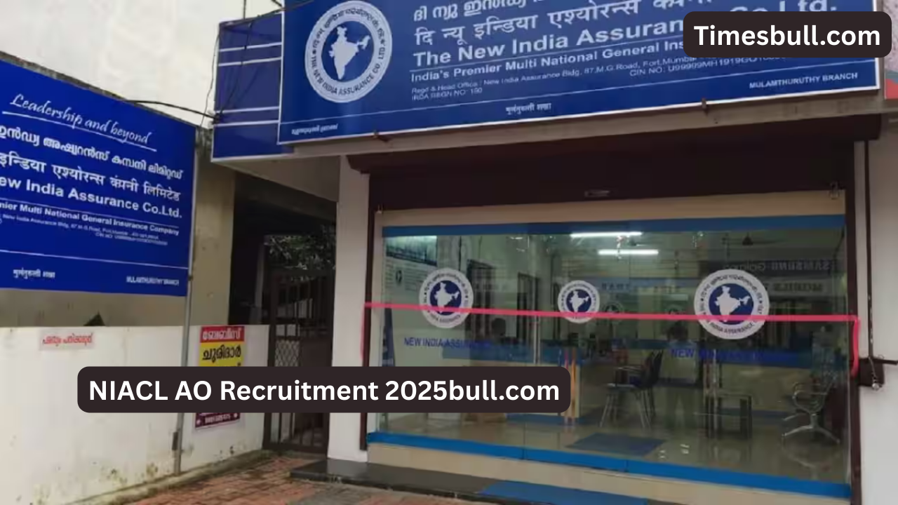 Insurance Jobs Alert! NIACL AO...