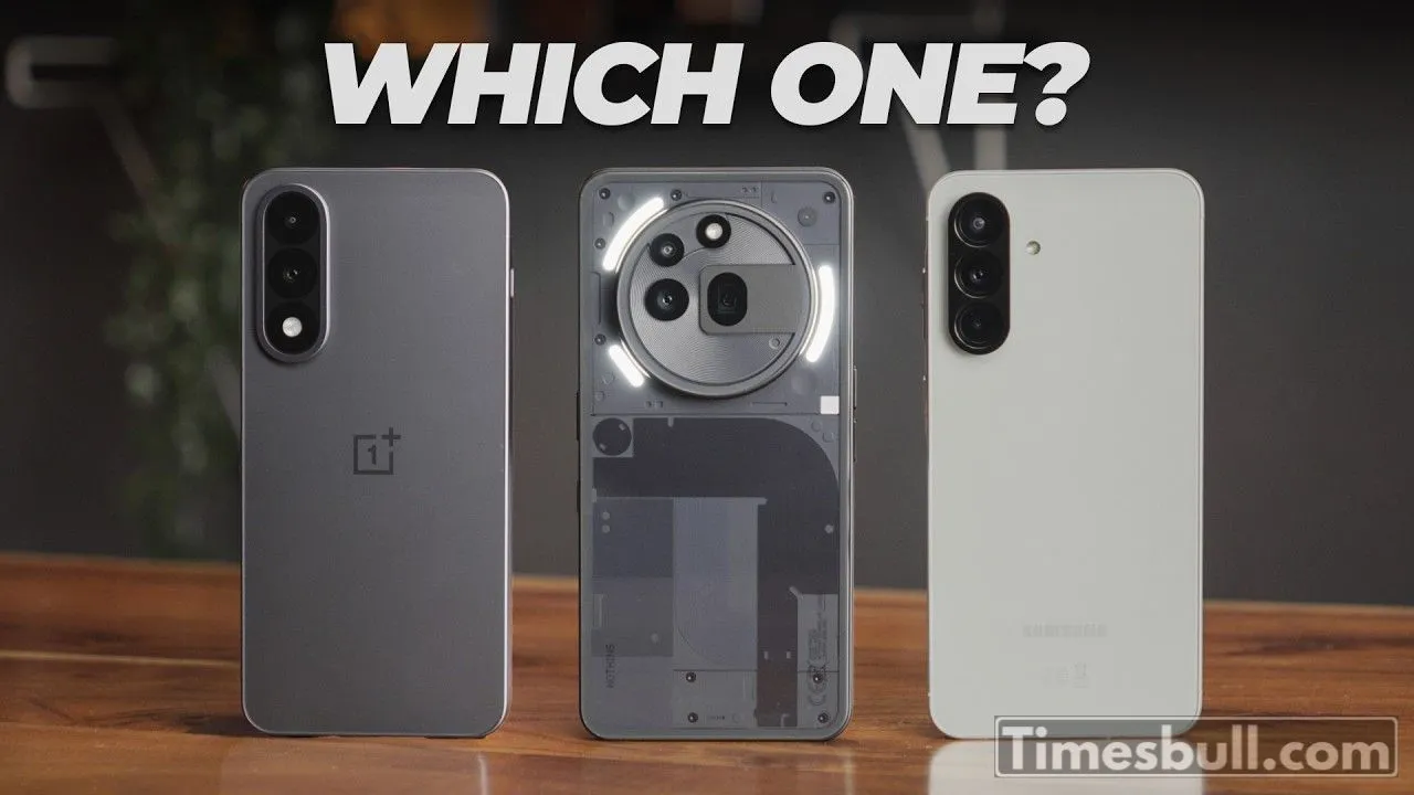 Oneplus Nord 5 Nothing Phone (3a) Pro & Samsung Galaxy A56