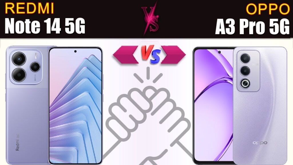 Oppo A3 Pro 5G vs Xiaomi Redmi Note 14: Best Mid-Range Choice Revealed