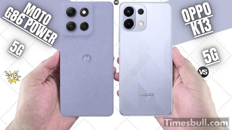 Oppo K13 5G vs Motorola G86 Power 5G: Which 5G Phone Is Best Under ₹20,000?