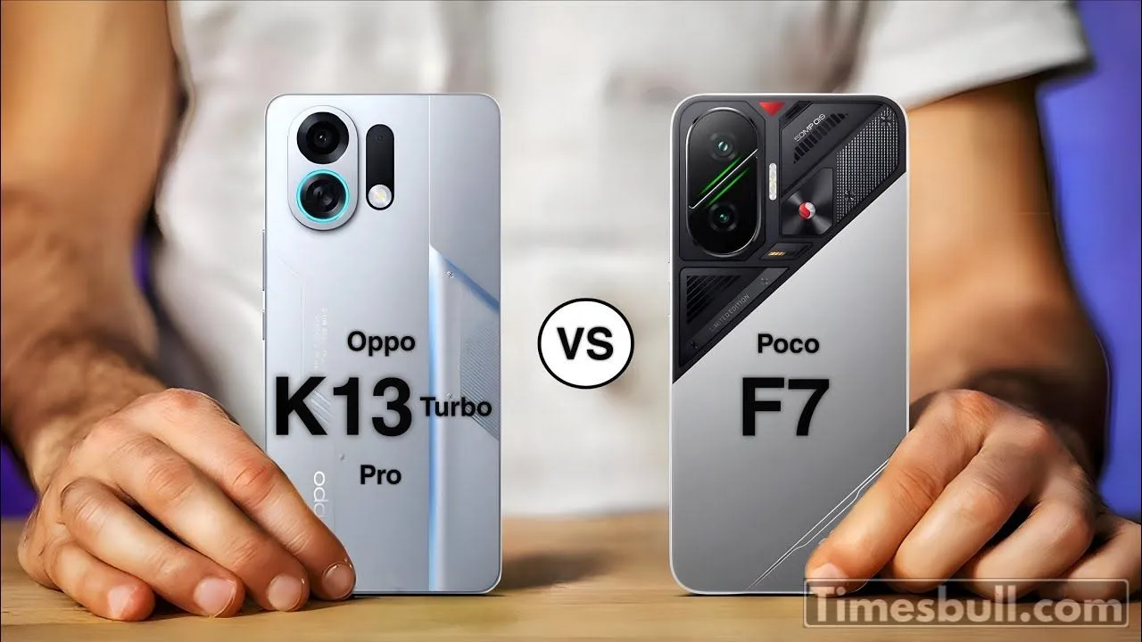 Oppo K13 Turbo Pro 5g Vs Poco F7 5g