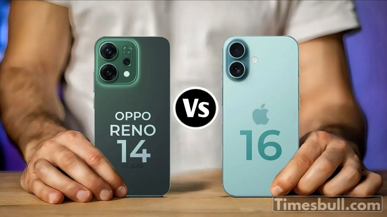 Oppo Reno 14 Pro 5g Vs Apple Iphone 16