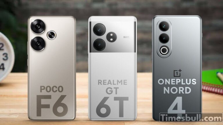 Poco F6 Vs Realme Gt 6t Vs Oneplus Nord 4