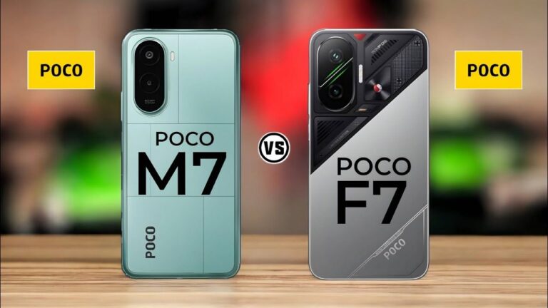 Poco M7 5g Vs Poco F7 5g