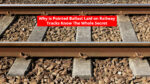 Pointed Ballast Laid on Railway Tracks