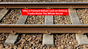 Pointed Ballast Laid on Railway Tracks
