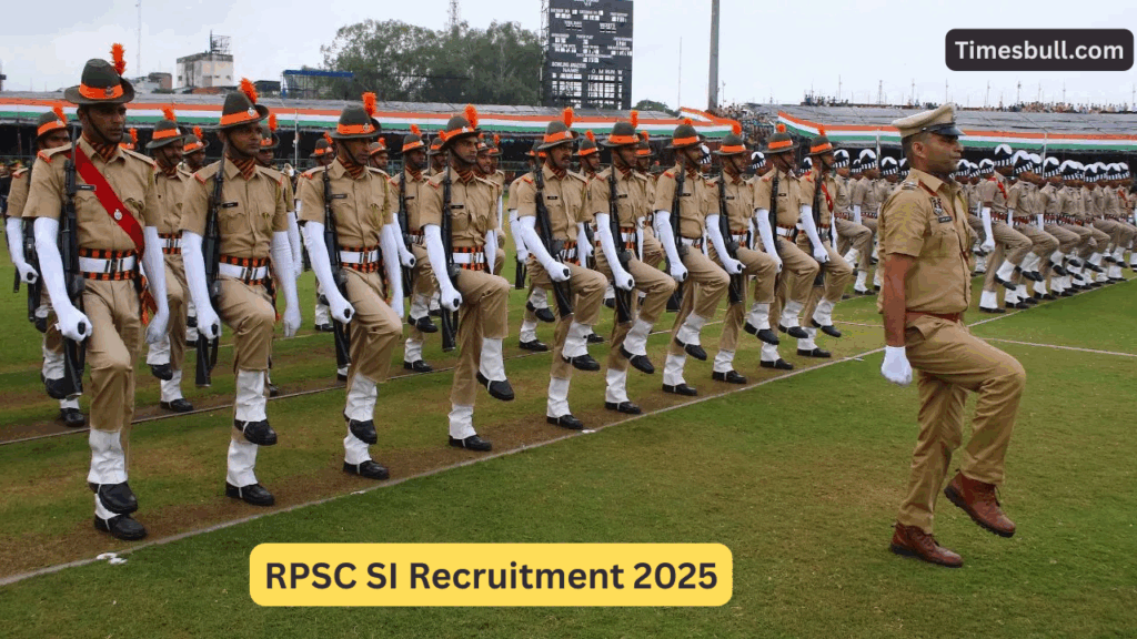 RPSC SI Recruitment 2025 – 1,015 Vacancies for Sub-Inspector & Platoon Commander, Apply Online at rpsc.rajasthan.gov.in