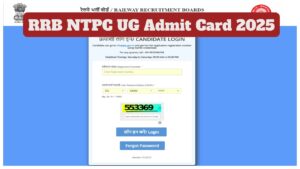 RRB NTPC Admit Card 2025 – Direct Link to Download Hall Ticket at rrbcdg.gov.in