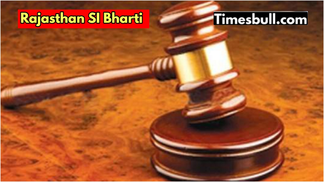 Rajasthan Sub Inspector Recruitment 2021:...