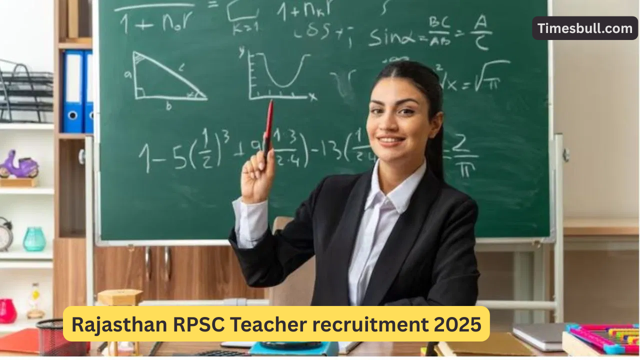 RPSC Teacher Recruitment 2025 –...