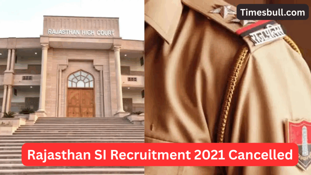 Rajasthan SI Recruitment 2021 Cancelled: What Will Happen to Qualified and Overage Candidates?