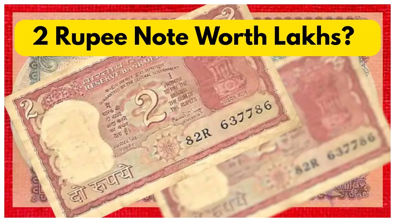 Rare 2 Rupee Note