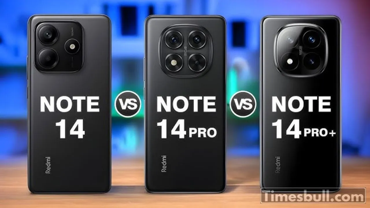 Redmi Note 14 5g Vs Redmi Note 14 Pro 5g Vs Redmi Note 14 Pro+ 5g