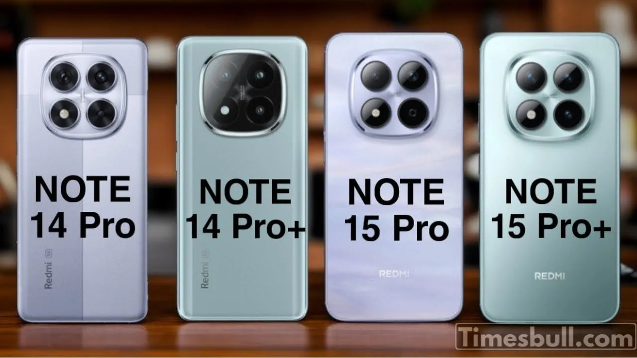 Redmi Note 14 Pro Vs Redmi Note 14 Pro Plusvs Redmi Note 15 Pro Vs Redmi Note 15 Pro Plus17