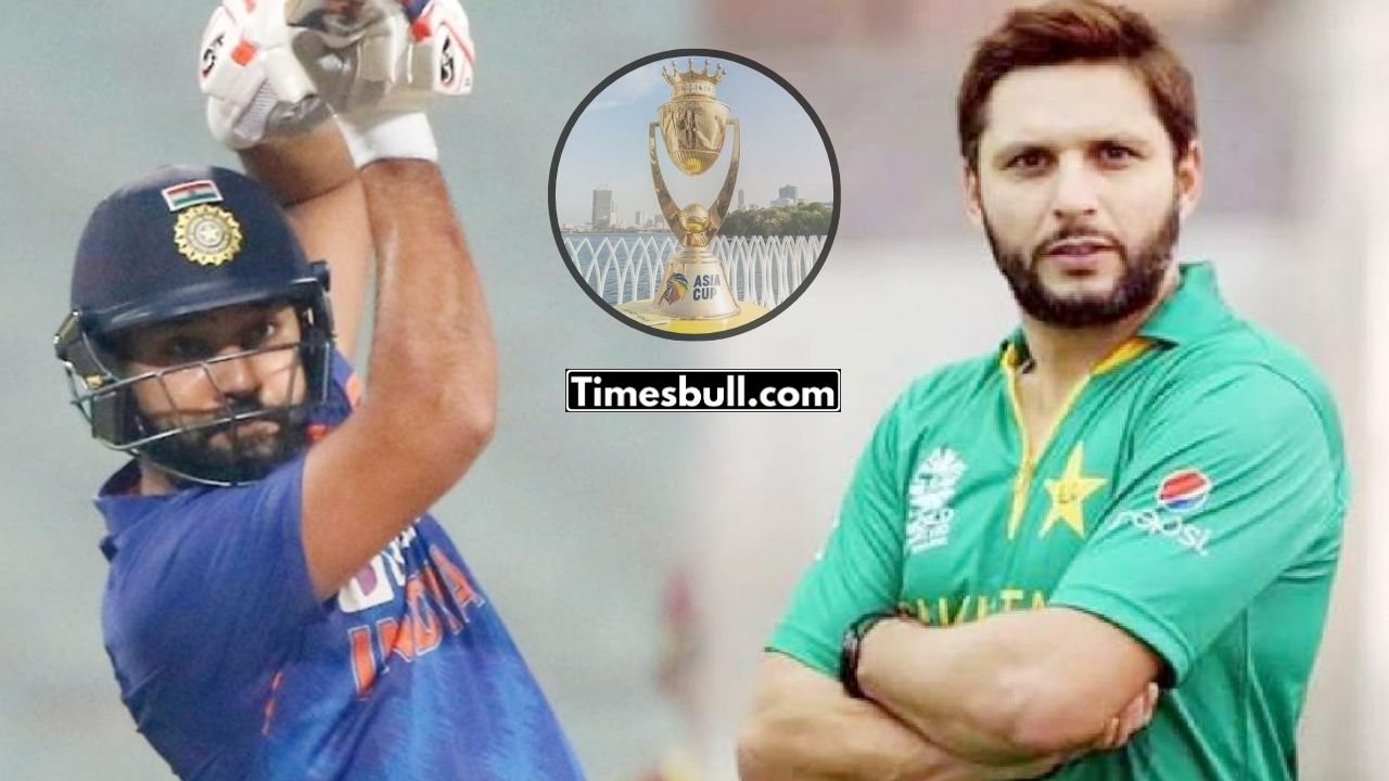 Rohit Sharma and Shahid Afridi