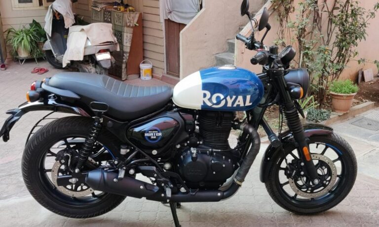 Buying New Royal Enfield Hunter 350 is Very easy; just pay 20,000