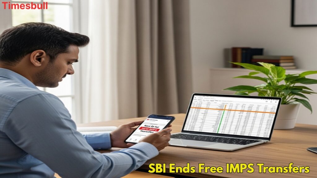 SBI’s Big Shock: Online Money Transfer via IMPS No Longer Free from August 15