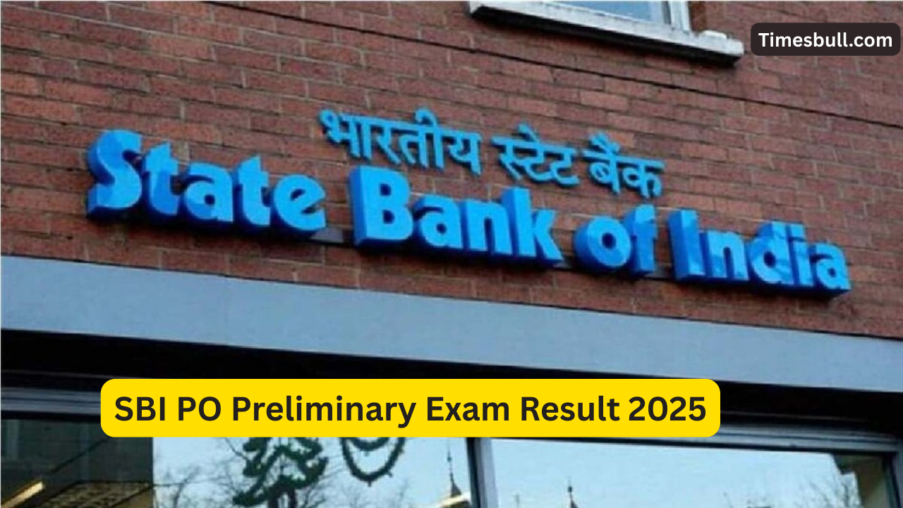 SBI PO Prelims Result 2025...