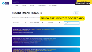 SBI PO Prelims Result 2025 – How to Check & Download Scorecards at sbi.co.in