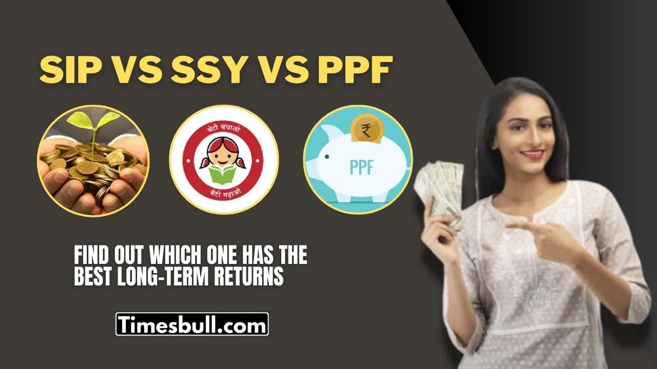 SIP vs SSY vs PPF