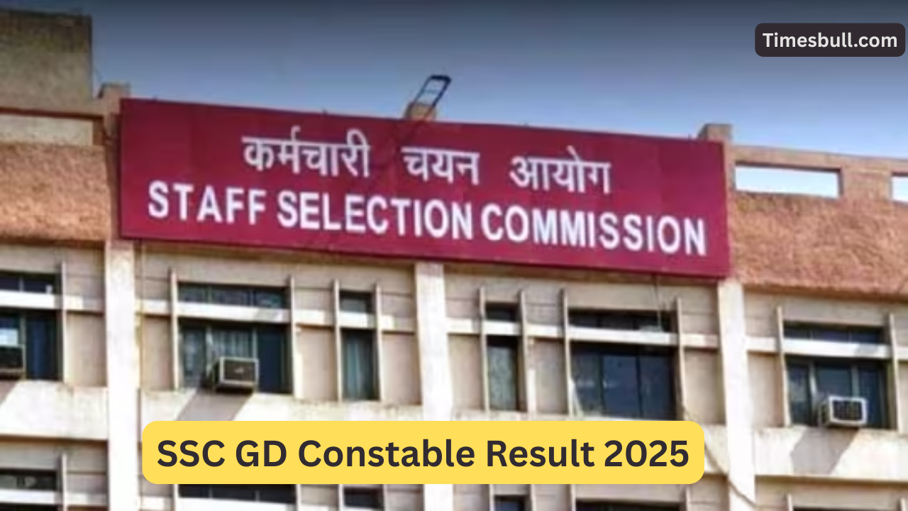 SSC GD Constable Result 2025:...