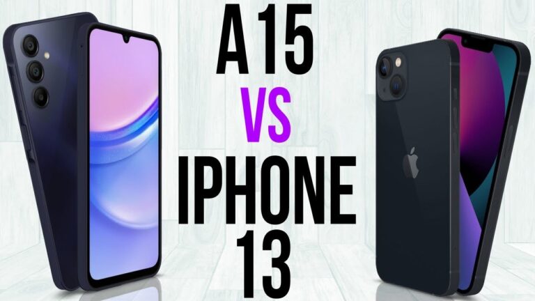 Samsung Galaxy A15 4G vs Apple iPhone 13