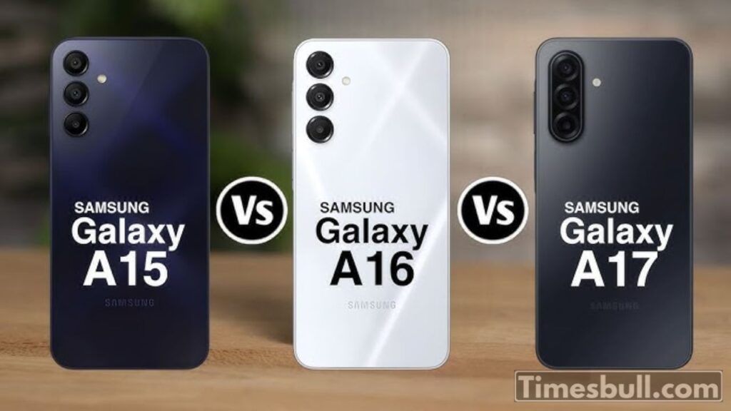 Samsung Galaxy A15 5G vs Samsung Galaxy A16 5G vs Samsung Galaxy A17 5G: A-Series Compared