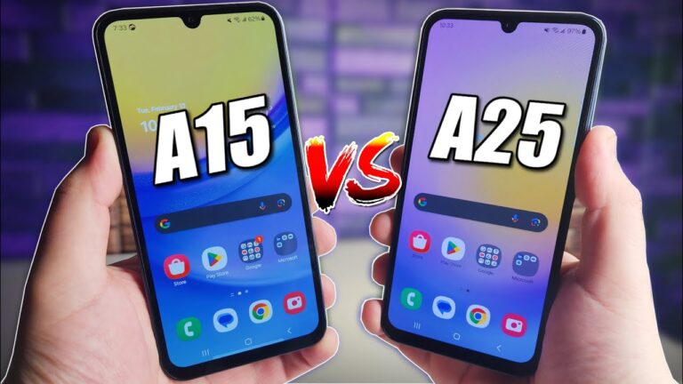 Samsung Galaxy A25 vs Galaxy A15