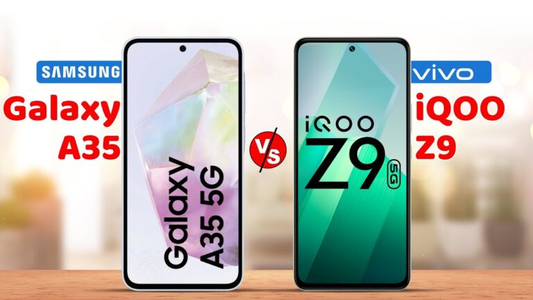 Samsung Galaxy A35 5G vs iQOO  Z9 5G