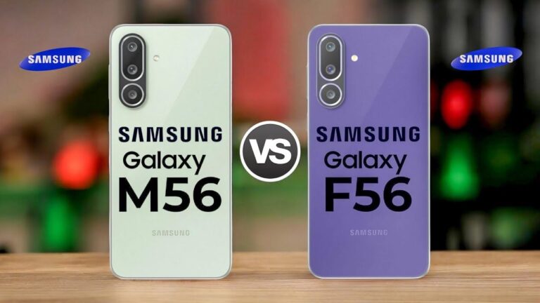 Samsung Galaxy M56 5g Vs Samsung Galaxy F56 5g