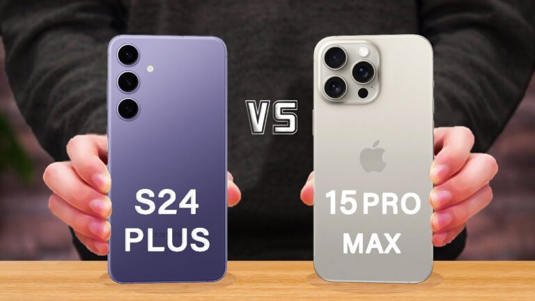 Samsung Galaxy S24+ vs iPhone 15 Pro Max