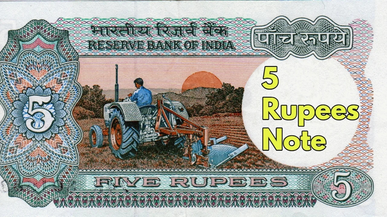 Sell 5 Rupee Rare Note