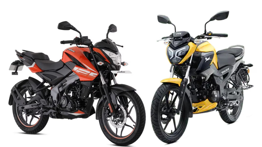 TVS Radeon vs Bajaj Pulsar 125 (Base)