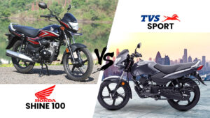 TVS Sport vs Honda Shine 100 : Which is the Best Budget Commuter Bike of 2025?