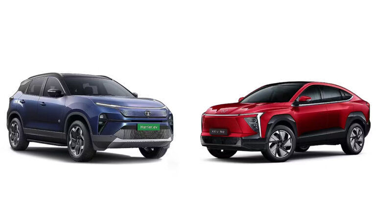 Tata Harrier EV vs Mahindra XUV.e8 – Electric SUV Comparison 2025 – See Details