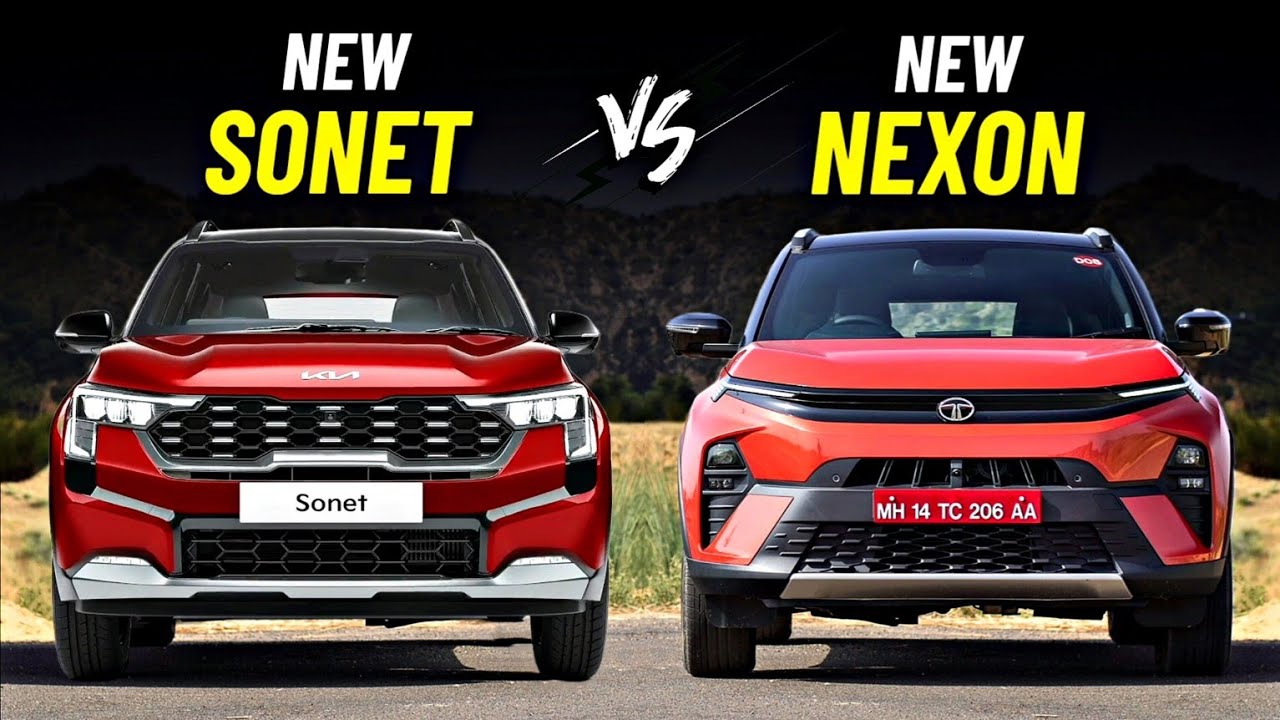 Tata Nexon vs Kia Sonet...