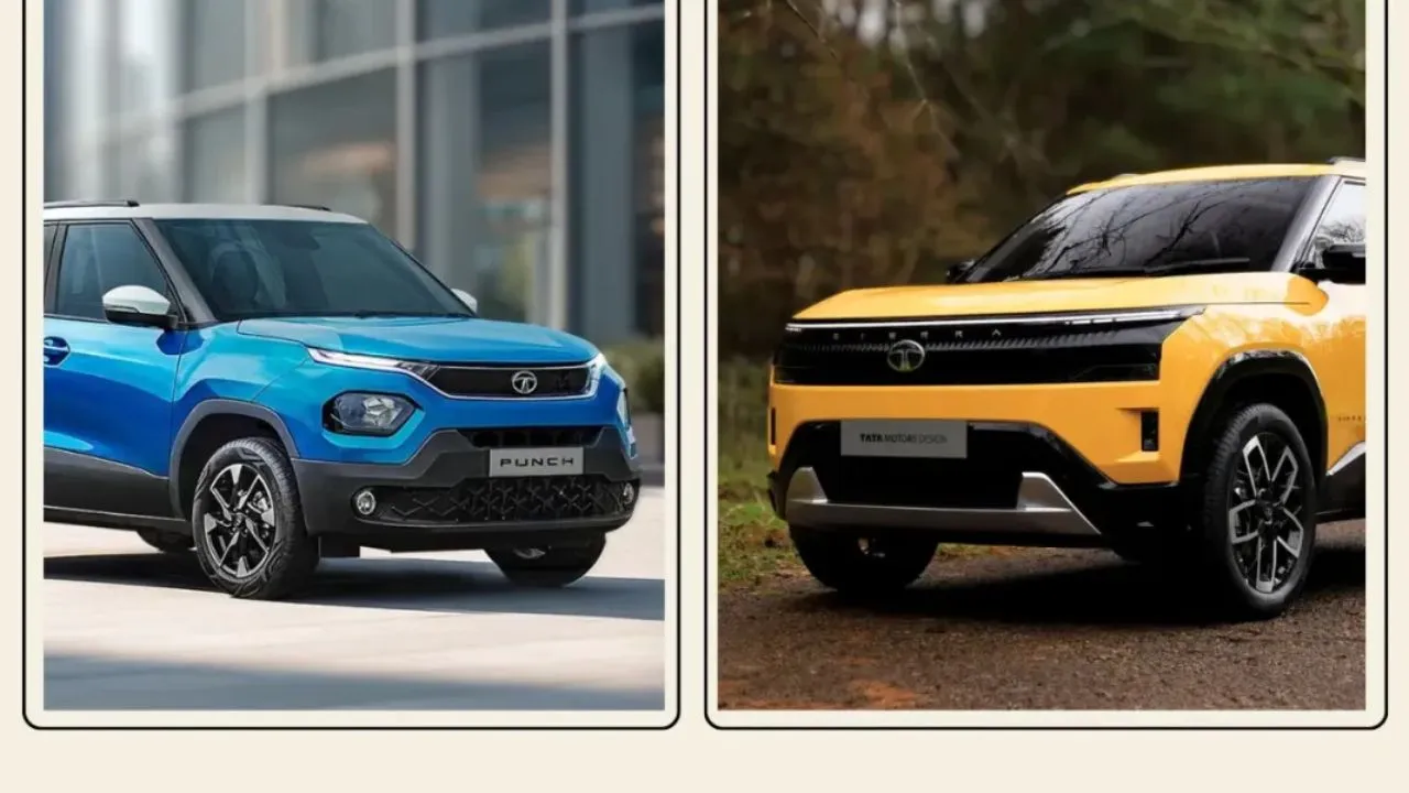 Tata Punch Facelift And Tata Sierra Ev