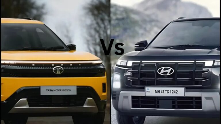 Tata Sierra vs Hyundai Creta: Which SUV is more advanced and high-tech?