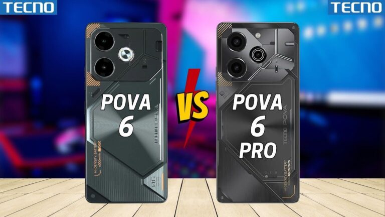 Tecno Pova 6 Pro Vs Tecno Pova 6