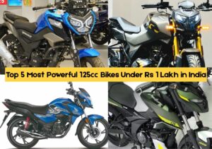 Top 5 Most Powerful 125cc Bikes Under Rs 1 Lakh in India