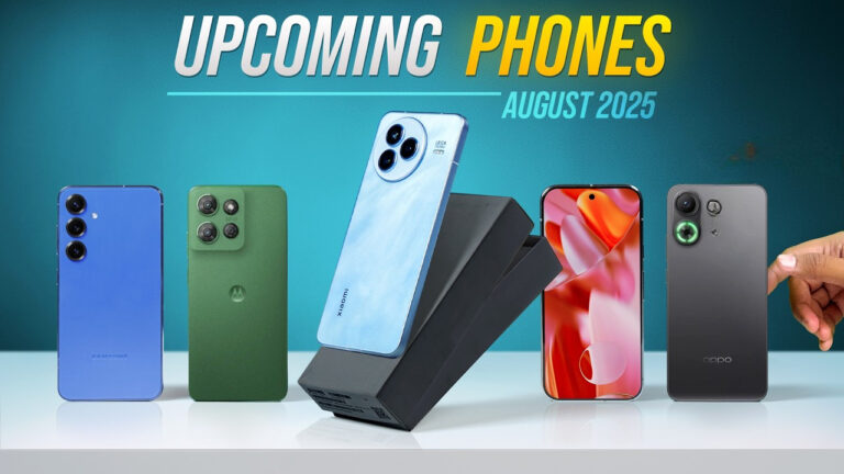Top 5 Upcoming Smartphones in August 2025